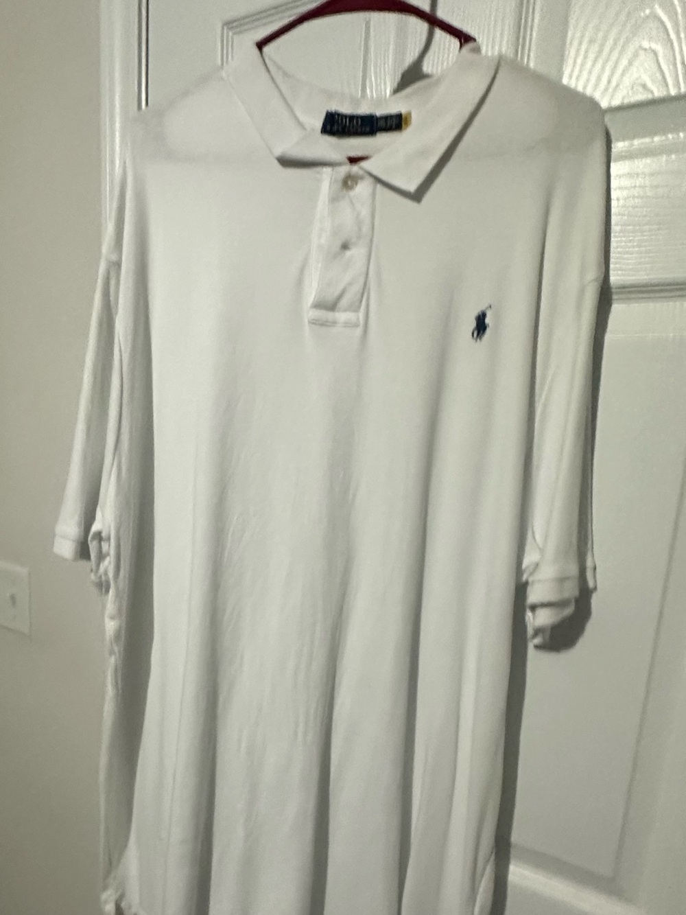 Polo by Ralph Lauren White Short Sleeve Polo with Navy Pony